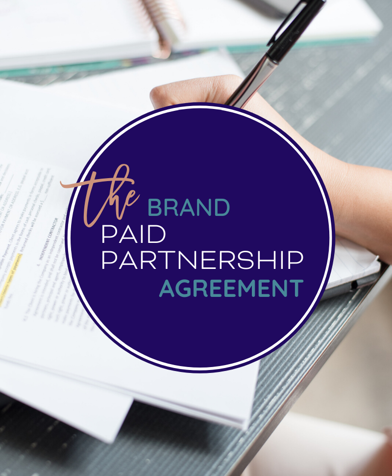 Brand Paid Partnership Agreement