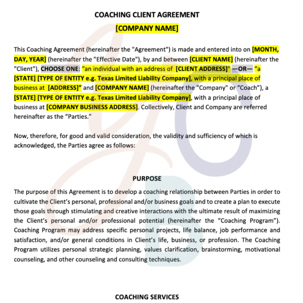 The Coaching Client Agreement - Image 3